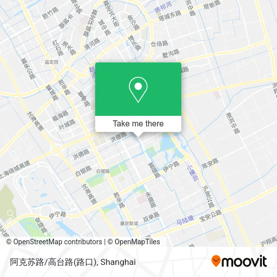 阿克苏路/高台路(路口) map