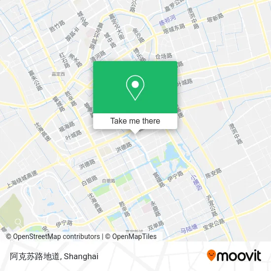 阿克苏路地道 map