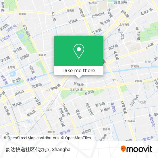 韵达快递社区代办点 map