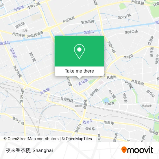 夜来香茶楼 map