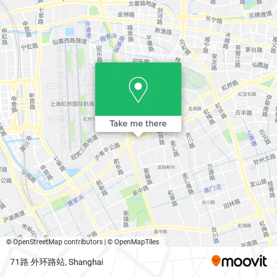 71路 外环路站 map