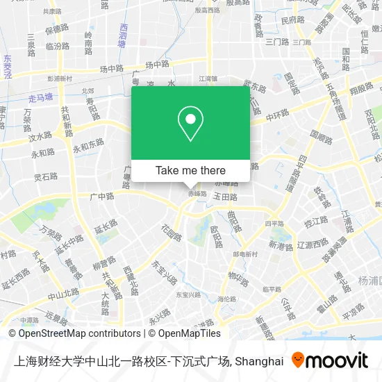 上海财经大学中山北一路校区-下沉式广场 map