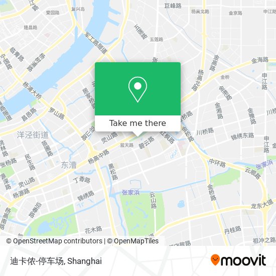 迪卡侬-停车场 map