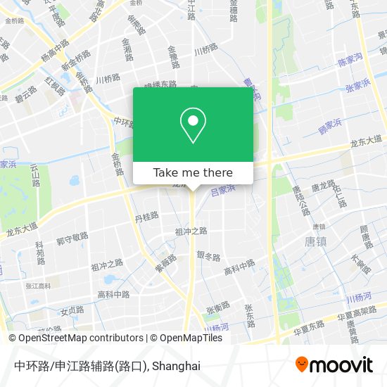 中环路/申江路辅路(路口) map