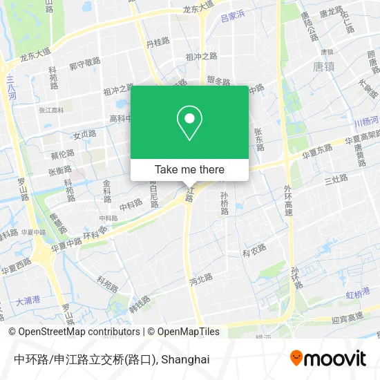 中环路/申江路立交桥(路口) map