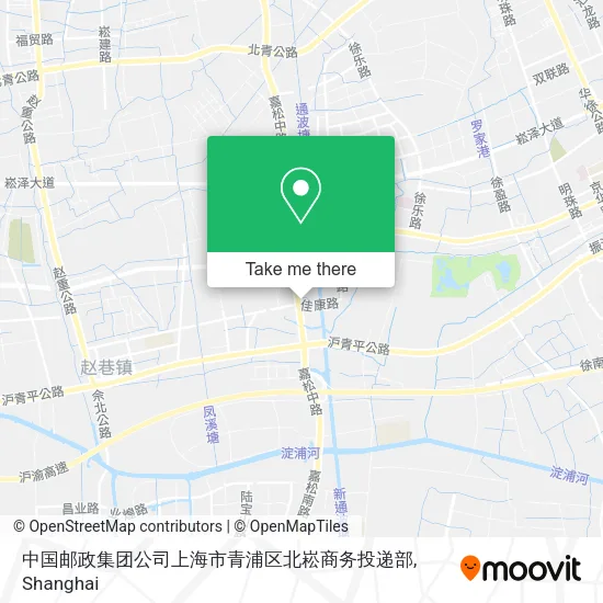 中国邮政集团公司上海市青浦区北崧商务投递部 map