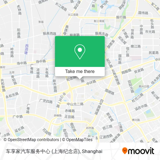 车享家汽车服务中心 (上海纪念店) map