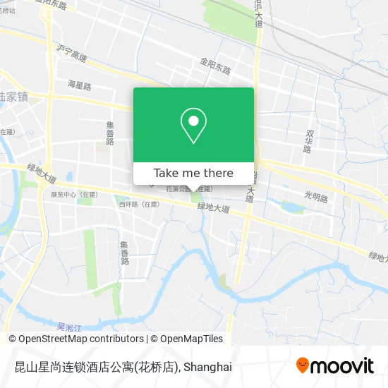 昆山星尚连锁酒店公寓(花桥店) map