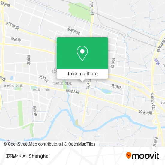 花望小区 map
