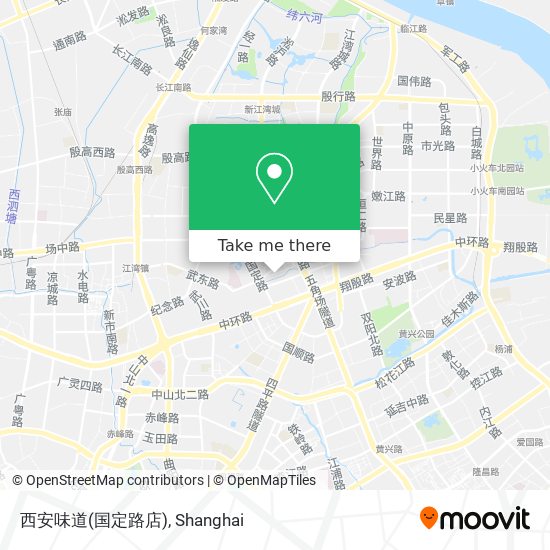 西安味道(国定路店) map