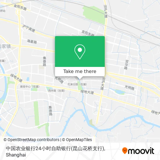 中国农业银行24小时自助银行(昆山花桥支行) map