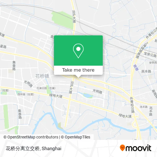 花桥分离立交桥 map