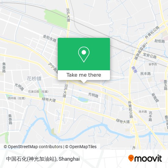 中国石化(神光加油站) map