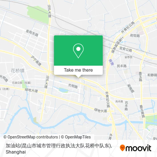 加油站(昆山市城市管理行政执法大队花桥中队东) map