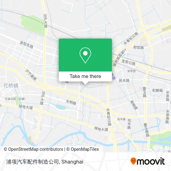 浦项汽车配件制造公司 map