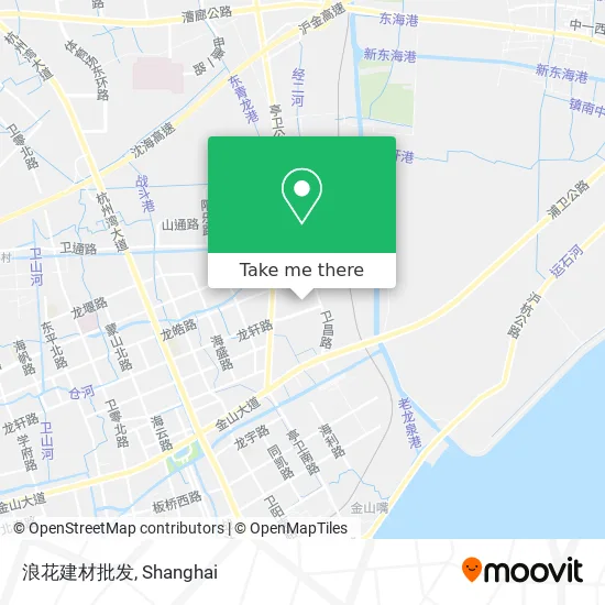 浪花建材批发 map