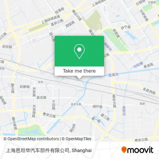 上海恩坦华汽车部件有限公司 map