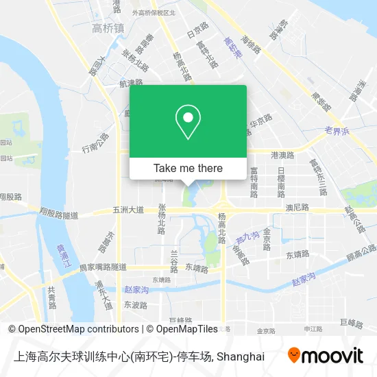 上海高尔夫球训练中心(南环宅)-停车场 map