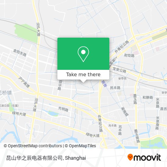 昆山华之辰电器有限公司 map