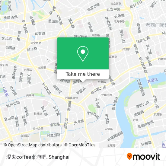 涩鬼coffee桌游吧 map