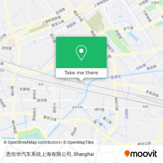 恩坦华汽车系统上海有限公司 map