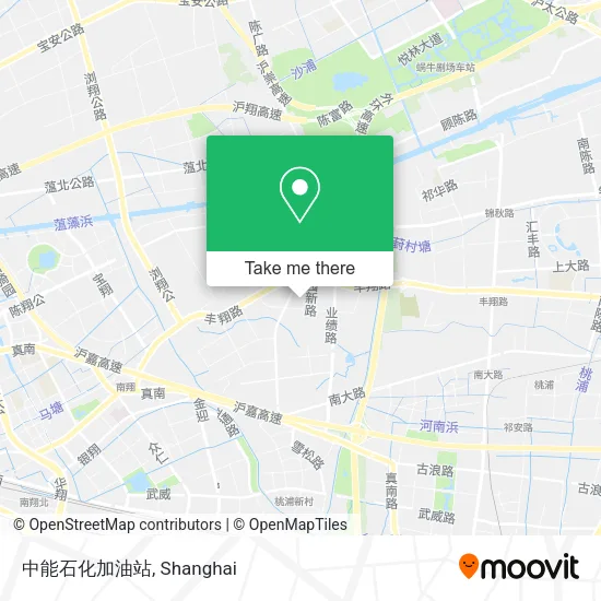 中能石化加油站 map