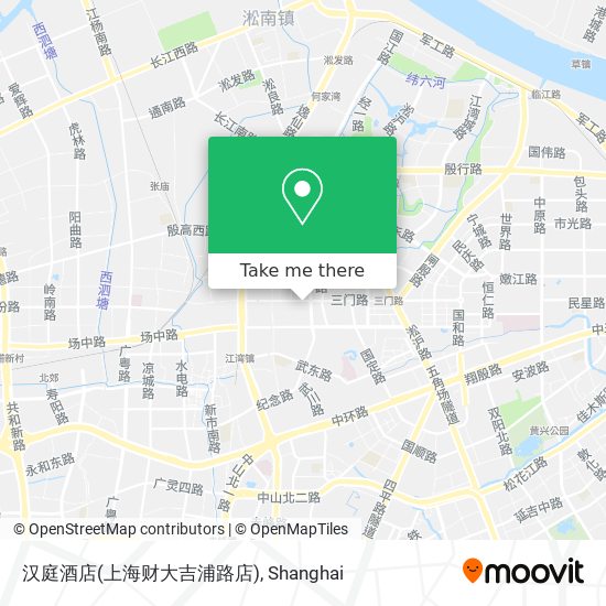 汉庭酒店(上海财大吉浦路店) map