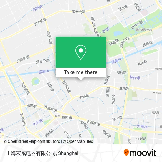 上海宏威电器有限公司 map