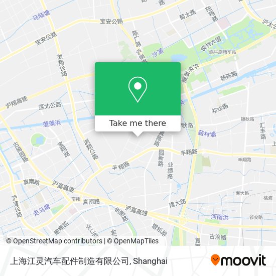上海江灵汽车配件制造有限公司 map