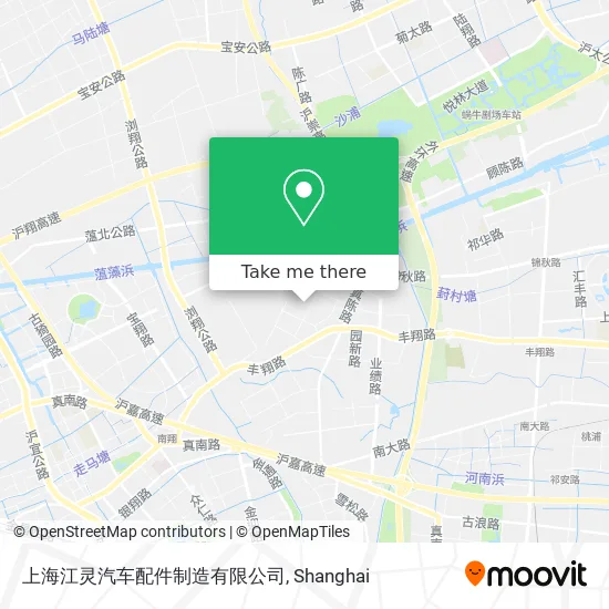 上海江灵汽车配件制造有限公司 map