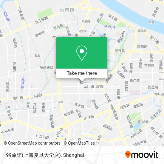 99旅馆(上海复旦大学店) map