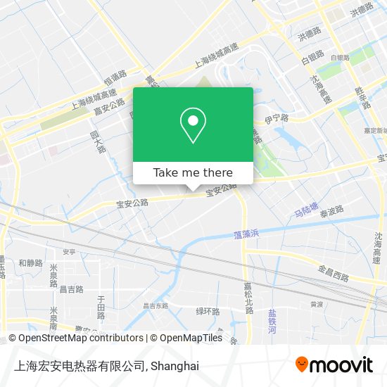 上海宏安电热器有限公司 map