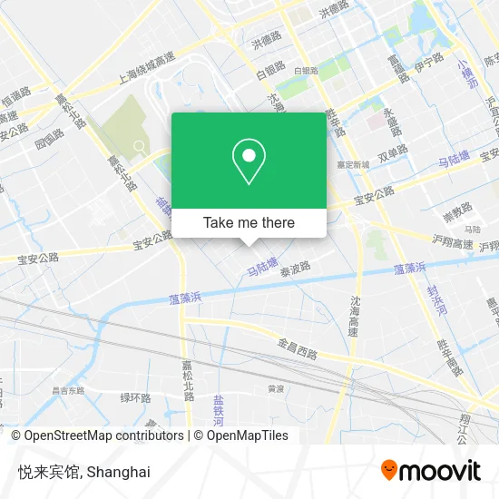 悦来宾馆 map