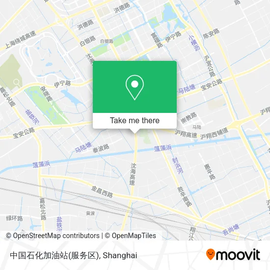中国石化加油站(服务区) map