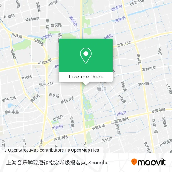 上海音乐学院唐镇指定考级报名点 map