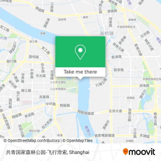 共青国家森林公园-飞行滑索 map
