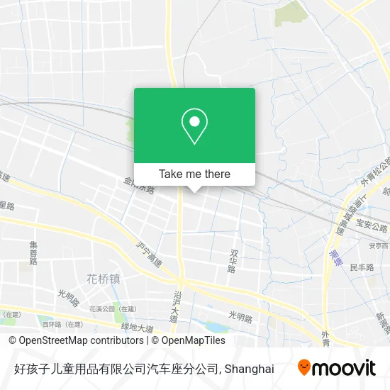 好孩子儿童用品有限公司汽车座分公司 map
