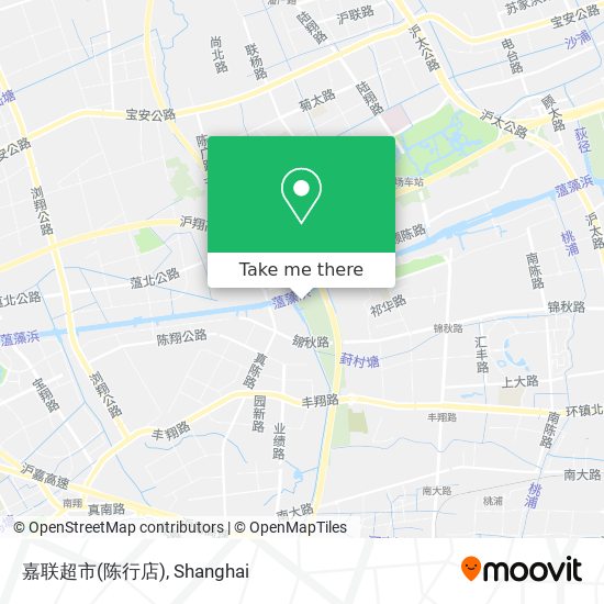 嘉联超市(陈行店) map
