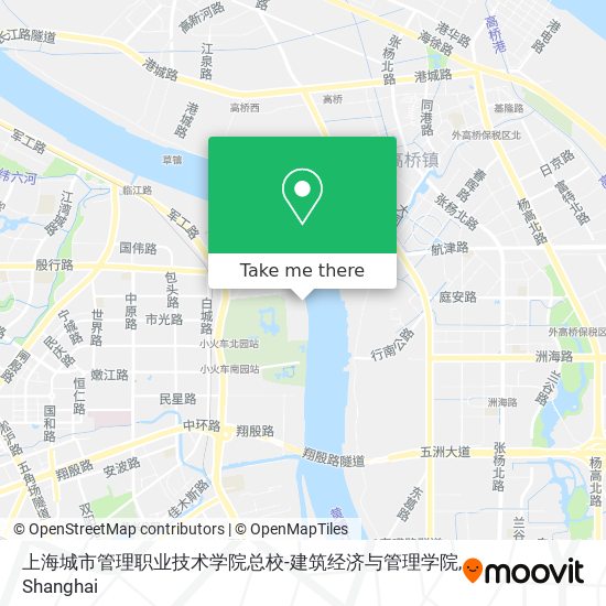 上海城市管理职业技术学院总校-建筑经济与管理学院 map