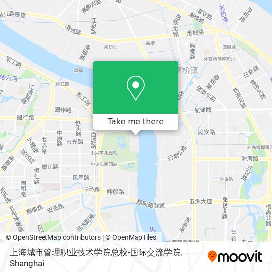 上海城市管理职业技术学院总校-国际交流学院 map