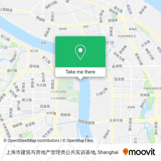 上海市建筑与房地产管理类公共实训基地 map