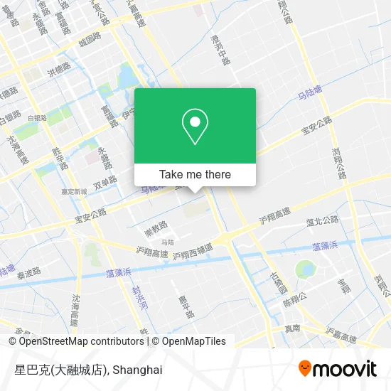 星巴克(大融城店) map