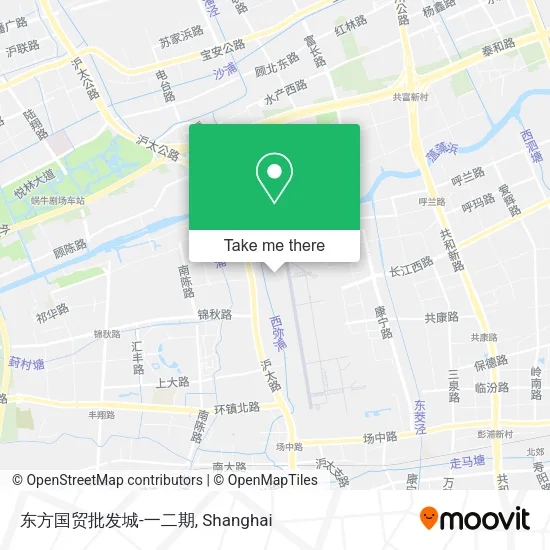 东方国贸批发城-一二期 map