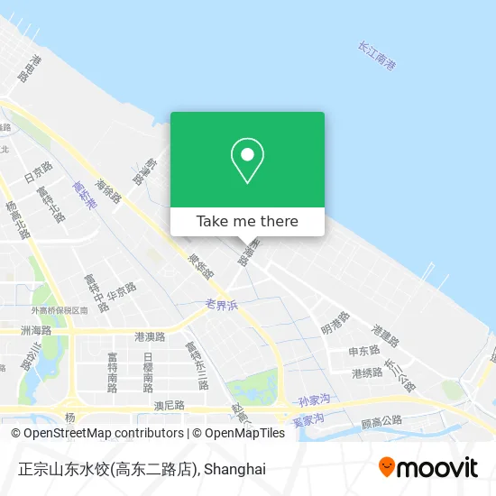 正宗山东水饺(高东二路店) map