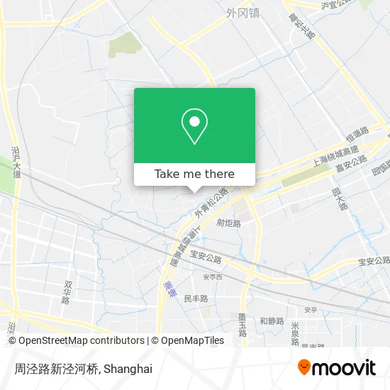 周泾路新泾河桥 map