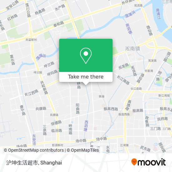 沪坤生活超市 map