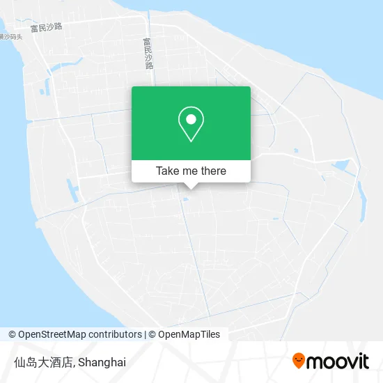 仙岛大酒店 map
