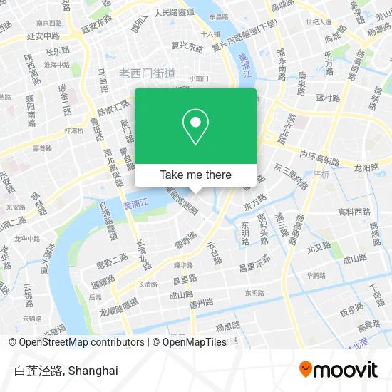 白莲泾路 map