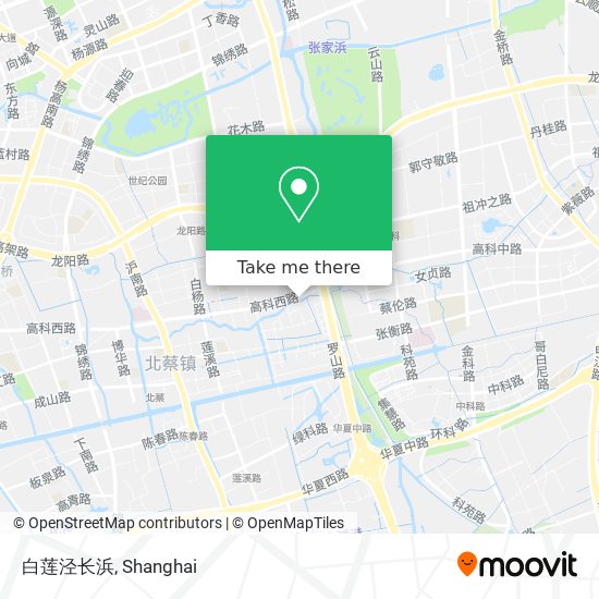 白莲泾长浜 map