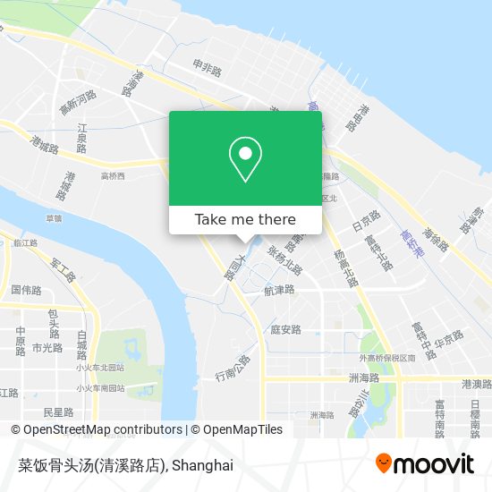 菜饭骨头汤(清溪路店) map